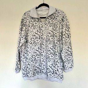 Aerie Quarter Zip Oversized Sweatshirt